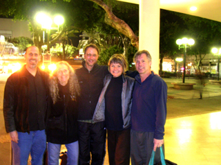 Ed, Nancy King, Todd Strait, Karrin Allyson, Steve Christofferson (Tel Aviv, Israel-March 2008)